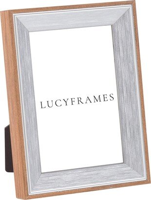 Adina Silver Frame. Photo Picture Table Easel Frames. Gift Ideas Classic