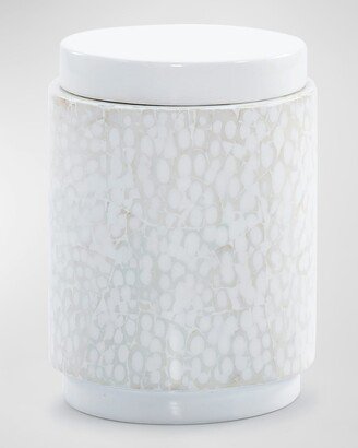 Ovate Eggshell Canister