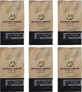 Buddy Brew Whole Bean Black Lab Coffee - Case of 6/12 oz Bags