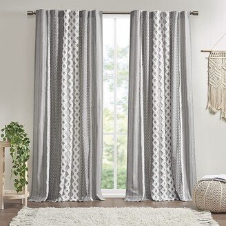 Gracie Mills Mid-Century Window Curtain Panel with Lining II40-1181