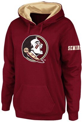 Stadium Athletic Women's Garnet Florida State Seminoles Big Logo Pullover Hoodie