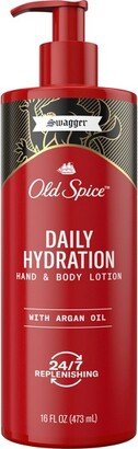 Men's Lotion Daily Hydration - Swagger with Argon Oil Scented - 16 fl oz