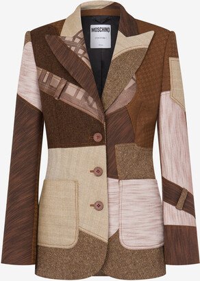 Patchwork Wool Jacket