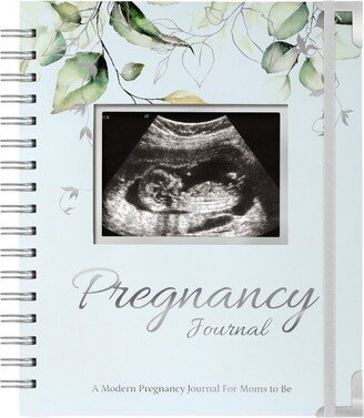 KeaBabies Pregnancy Journal Memory Book: Inspire, 90 Pages Hardcover Pregnancy Book, Pregnancy Journals for First Time Moms (Frost)