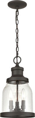 Artistic Home & Lighting Artistic Home Renford 8'' Wide 3-Light Outdoor Pendant