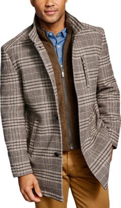 Men's Johnston & Murphy Tailored Fit Bib Front Car Coat