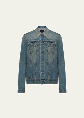 Men's Denim Trucker Jacket-AC