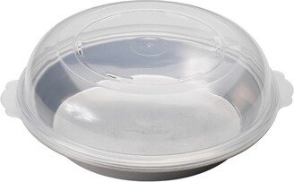 Natural Aluminum Commercial Hi-Dome Covered Pie Pan