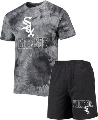 Men's Concepts Sport Charcoal Chicago White Sox Billboard T-shirt and Shorts Sleep Set