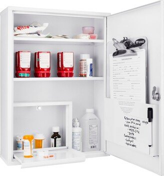 EPOWP Large Wall Mount Steel Medical Medicine Cabinet