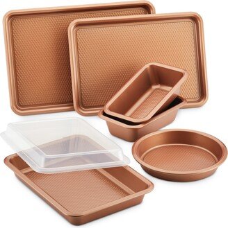 Bakeware Nonstick Cookie Pan, Loaf Pan, and Cake Pan Set, 7-Piece