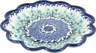 Blue Rose Pottery Blue Rose Polish Pottery Misty Egg Plate