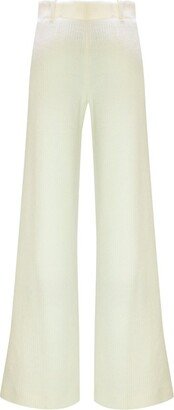 Flared Wide-Leg Trousers-AA