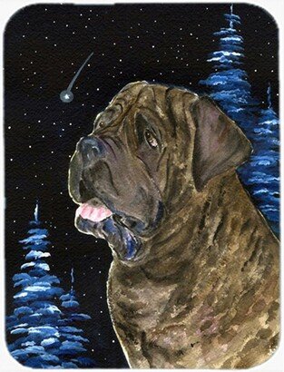 SS8463LCB Starry Night Mastiff Glass Cutting Board