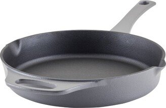 Premium RUST-RESISTANT Cast Iron Skillet 10 Gray