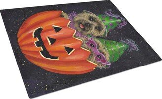 PPP3056LCB Cairn Terrier Halloween Peeka Boo Glass Cutting Board