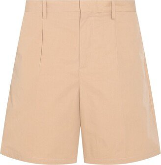 Pleated Bermuda Shorts-AC