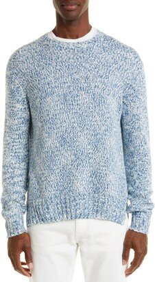 Mélange Silk & Linen Crewneck Sweater