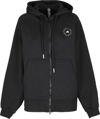 Zip-Up Drawstring Hoodie