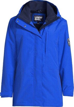 Land' End Women' Petite Squall Waterproof Inulated Winter Jacket - X-Large - Royal Cobalt