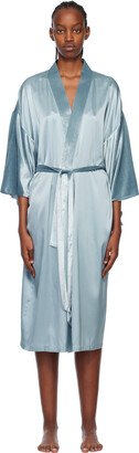 Blue Wrap Robe