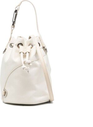 Faux-Leather Bucket Bag