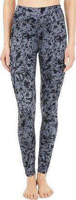 Everyday Tights (Black Flowers) Women's Casual Pants