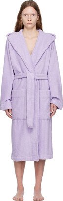 Purple Hooded Bathrobe-AA