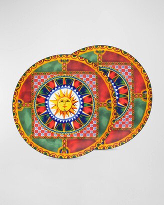 Dolce&Gabbana Casa Carretto Sole Set 2 Bread Plates