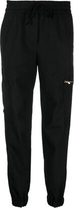 Tapered Drawstring Trousers-AA