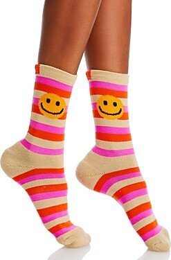 Smile Striped Socks