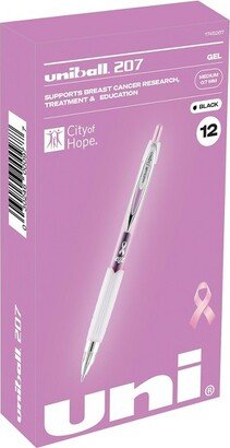 uniball uni-ball 207 Pink Ribbon RT Retractable Gel Pens Medium Point 751774