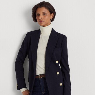 Lauren Petite Ralph Lauren Wool Crepe Blazer