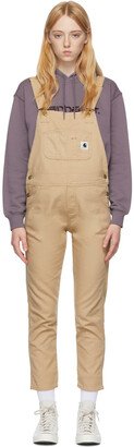 Brown Cotton Overalls