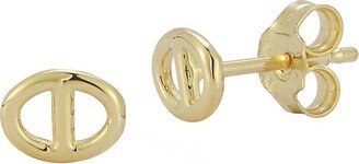 Ember Fine Jewelry 14K Marine Link Studs