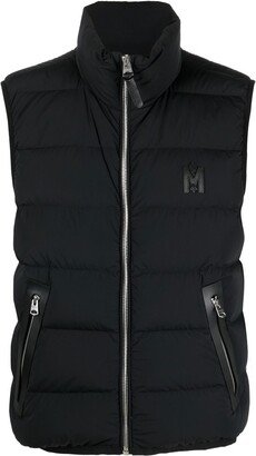 Zip-Up Padded Gilet-AH