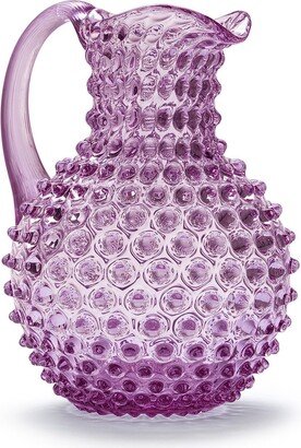In Flore Caroline Crystal Glass Carafe, Hobnail, 2L, Light-Purple