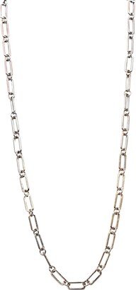 Romero Sterling Silver Paperclip Chain Necklace