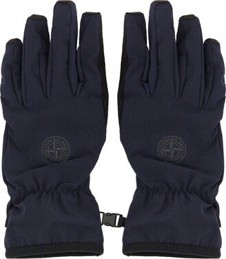 Logo-Embroidered Elasticated Cuff Gloves