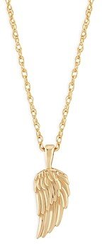 Wing Pendant Necklace in 14K Yellow Gold, 18 - 100% Exclusive