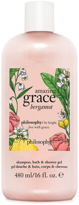 Amazing Grace Bergamot Shampoo, Bath & Shower Gel
