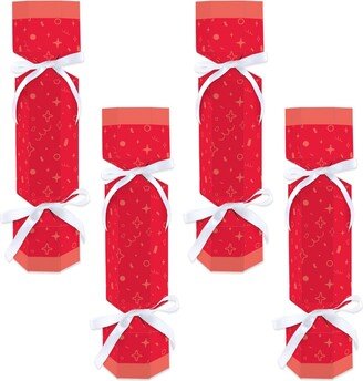 Big Dot Of Happiness Red Confetti Stars No Snap Simple Party Table Favors Diy Cracker Boxes Set of 12