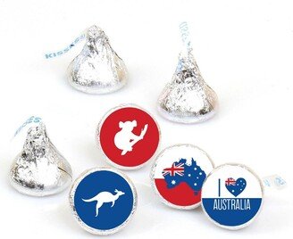 Big Dot Of Happiness Australia Day - G'Day Mate Aussie Round Candy Sticker Favors (1 sheet of 108)