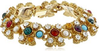 Ben-Amun Jewelry Byzantine with Mixed Stones Bracelet