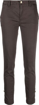 Mid-Rise Tapered Trousers-AT