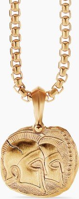 Gemini Amulet in 18K Yellow Gold Men's