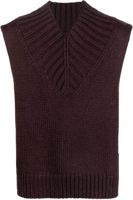 Sleeveless Knit Jumper