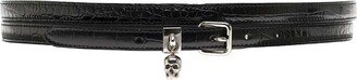 Pave Skull Double Belt-AA