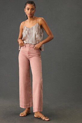 Anessa High-Rise Crop Wide-Leg Jeans