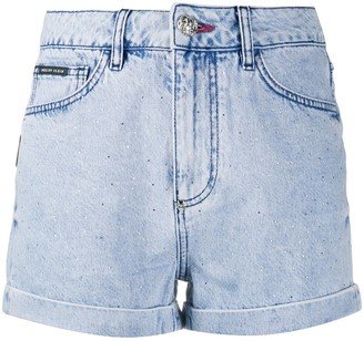 Denim Shorts-BL